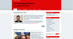 Desktop Screenshot of linke-gd.de